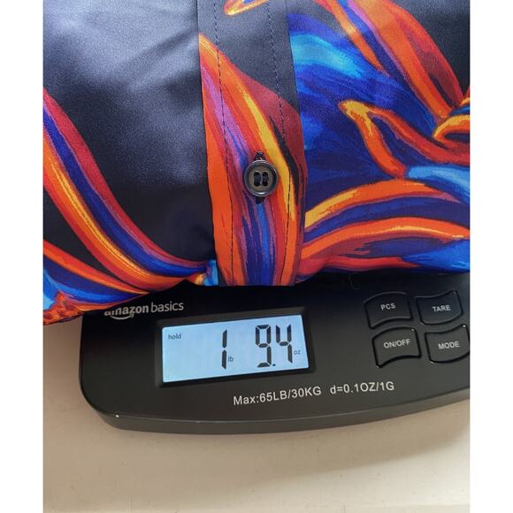 H&M NWOT Colorful Floral Faux Wrap Wide Leg Palazzo Satin Pants XL & Large Shirt - Picture 16 of 16